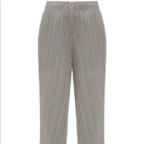 New PLEATS PLEASE ISSEY MIYAKE Technical-pleated wide-leg trousers size 3 - Picture 5 of 6